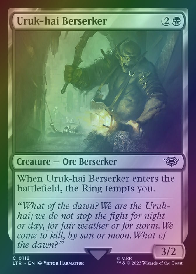 Uruk-hai Berserker (LTR) (112) / Foil