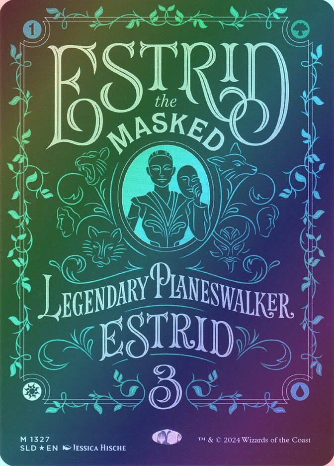 Estrid, the Masked // Estrid, the Masked (SLD) (1327) / Borderless / Foil