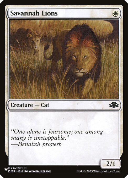 Savannah Lions (PLST) (DMR-24)