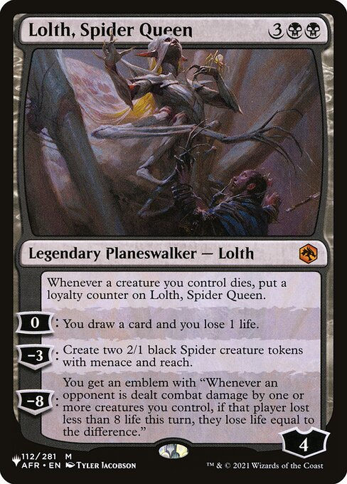 Lolth, Spider Queen (PLST) (AFR-112)