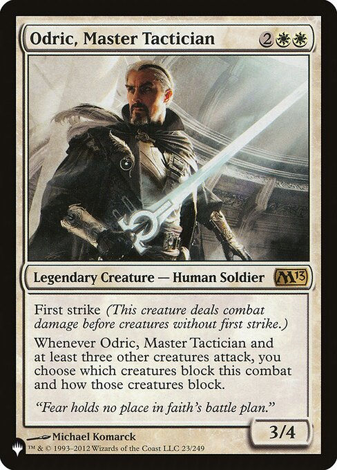 Odric, Master Tactician (PLST) (M13-23)