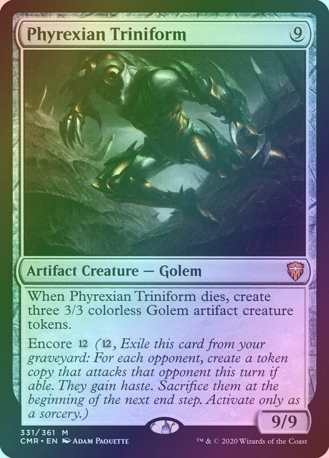 Phyrexian Triniform (CMR) (331) / Foil