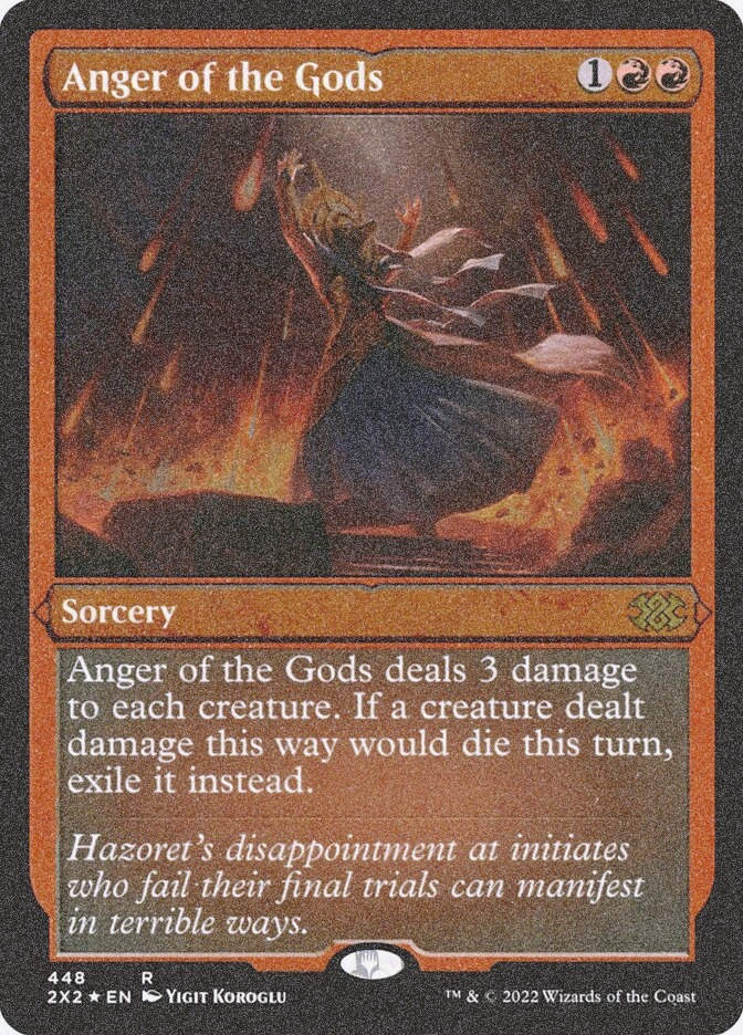 Anger of the Gods (2X2) (448) / Foil Etched