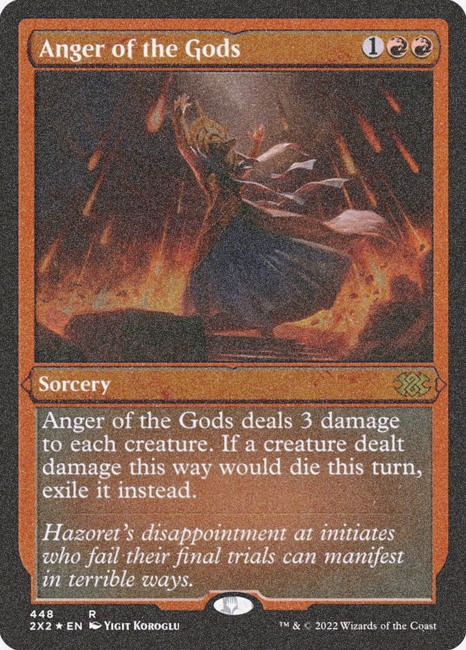 Anger of the Gods (2X2) (448) / Foil Etched