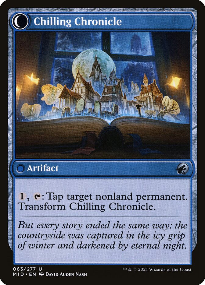 Mysterious Tome // Chilling Chronicle (MID) (63) — cara 2 de 2