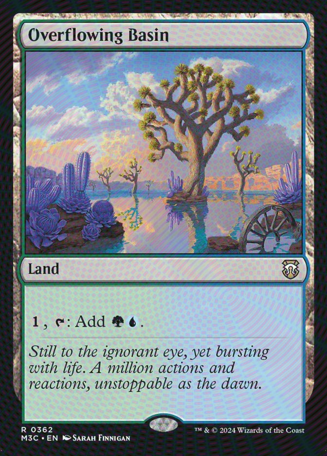 Overflowing Basin (M3C) (362) / Ripple Foil