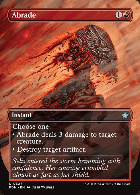 Abrade (FDN) (327) / Borderless