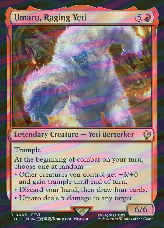 Umaro, Raging Yeti (FIC) (63) / Surge Foil