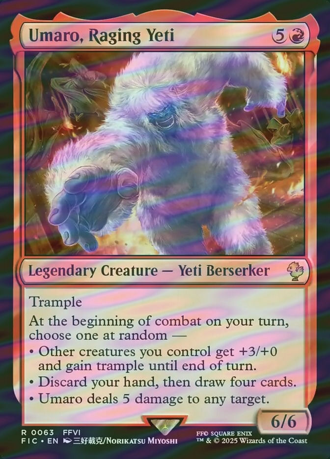 Umaro, Raging Yeti (FIC) (63) / Surge Foil