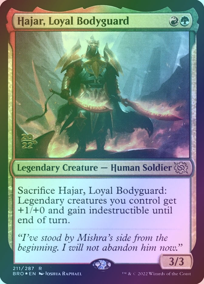 Hajar, Loyal Bodyguard (PBRO) (211s) / Foil