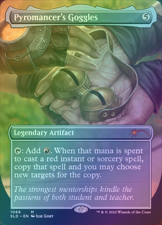 Pyromancer's Goggles (SLD) (1066) / Borderless / Foil