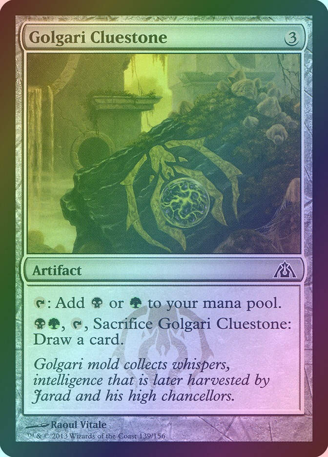 Golgari Cluestone (DGM) (139) / Foil