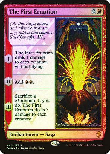 The First Eruption (DOM) (122) / Foil