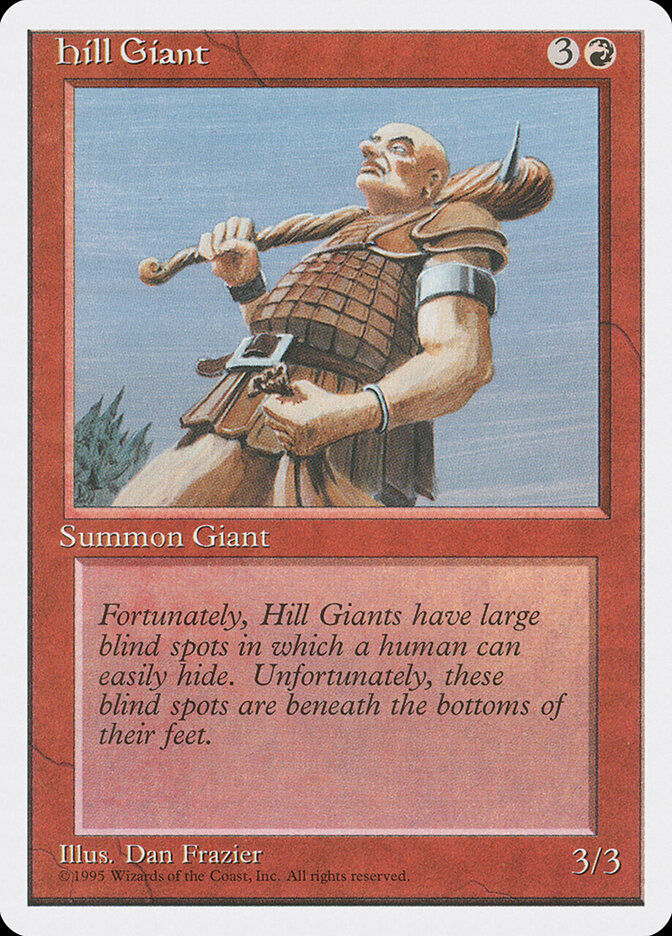 Hill Giant (4ED) (201)