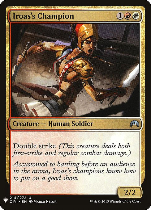 Iroas's Champion (PLST) (ORI-214)