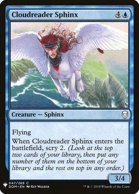 Cloudreader Sphinx (PLST) (DOM-47)