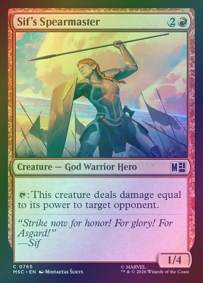 Sif's Spearmaster (MSC) (765) / Foil