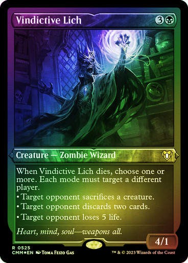Vindictive Lich (cmm) / Foil Etched