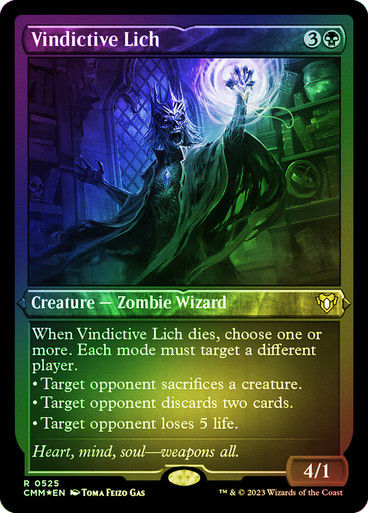 Vindictive Lich (cmm) / Foil Etched