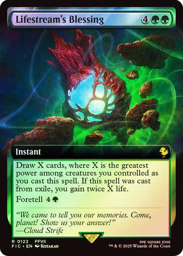 Lifestream's Blessing (FIC) (122) / Extended Art / Foil