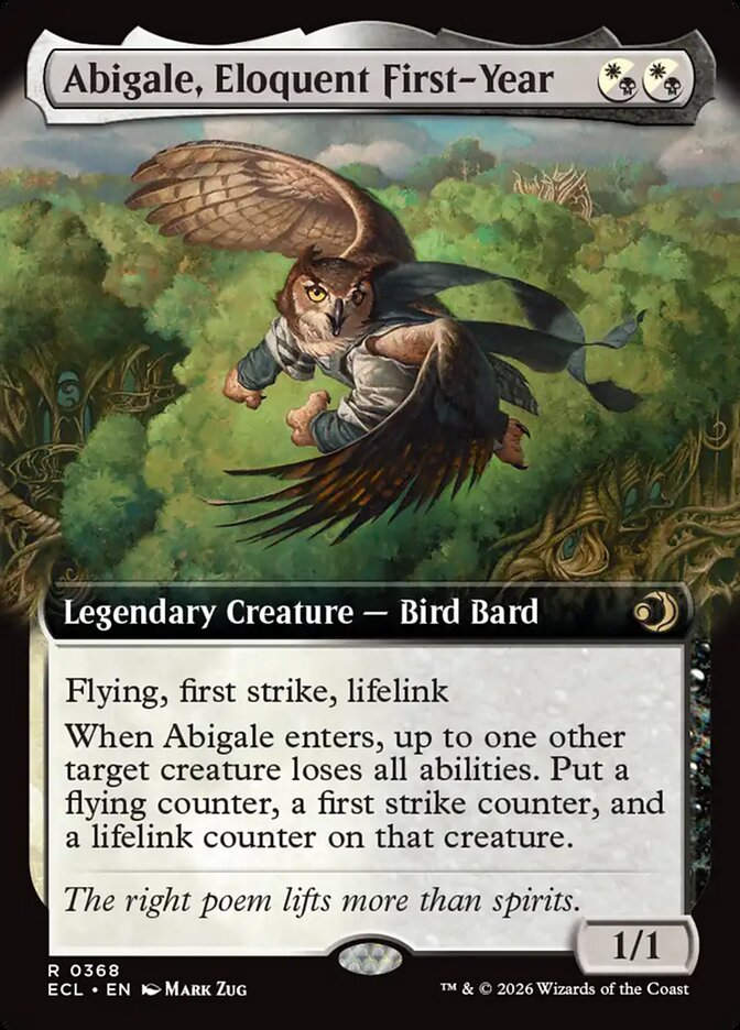 Abigale, Eloquent First-Year (ECL) (368) / Extended Art