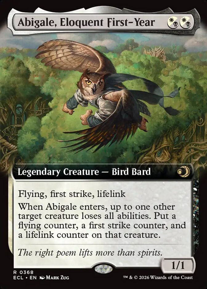 Abigale, Eloquent First-Year (ECL) (368) / Extended Art