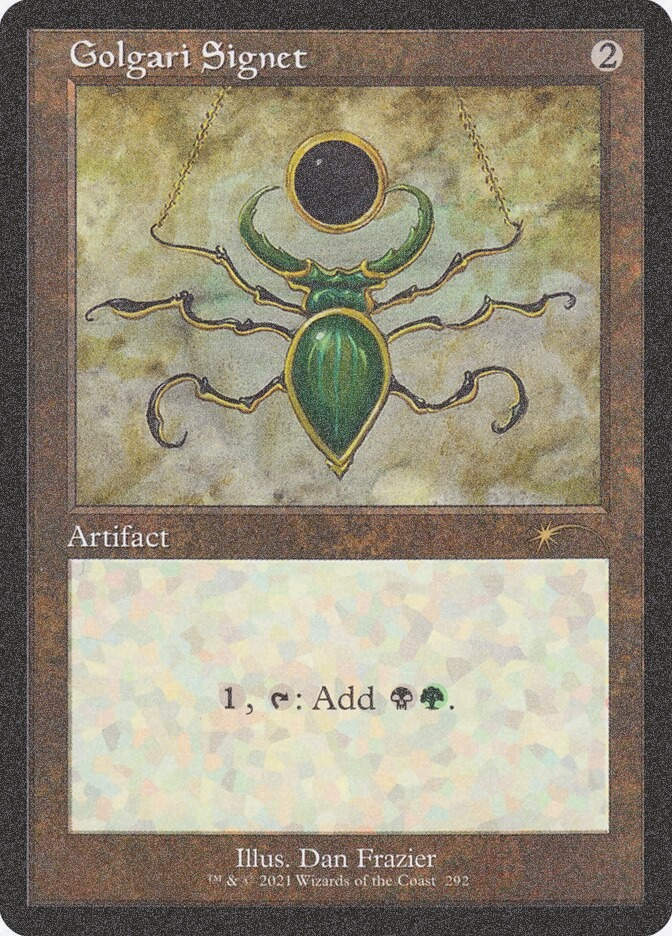 Golgari Signet (SLD) (292) / Foil Etched
