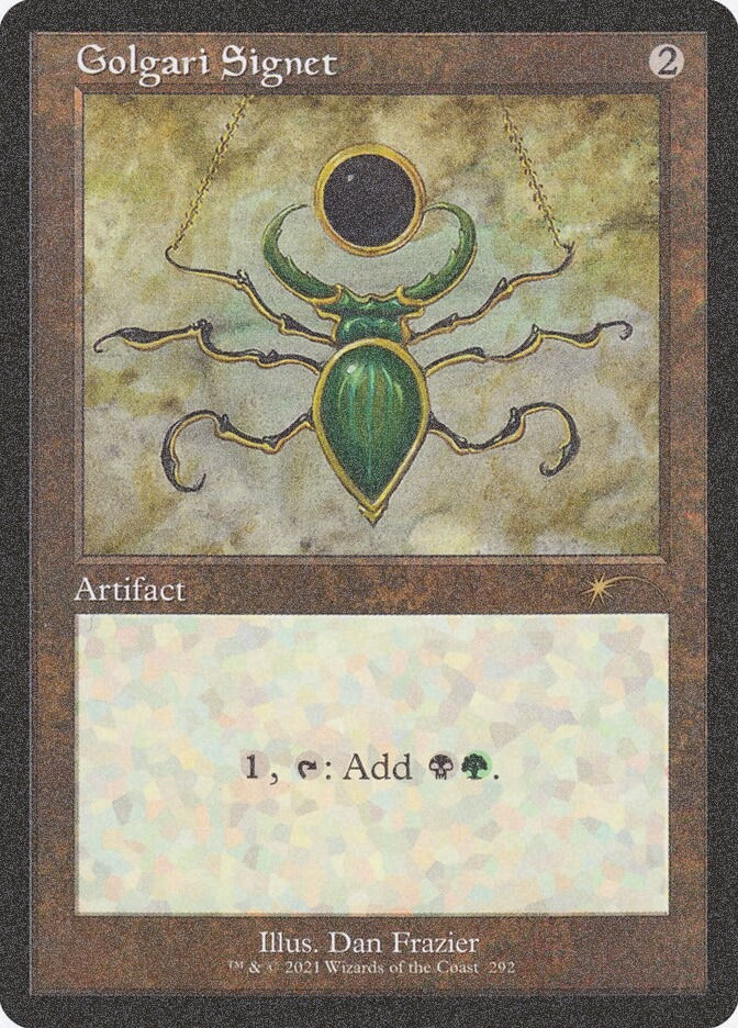 Golgari Signet (SLD) (292) / Foil Etched