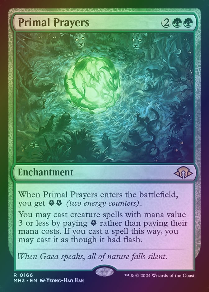 Primal Prayers (MH3) (166) / Foil