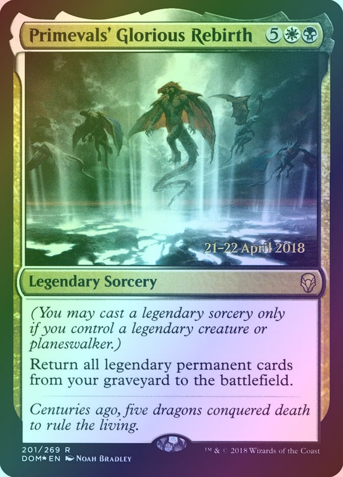 Primevals' Glorious Rebirth (PDOM) (201s) / Foil