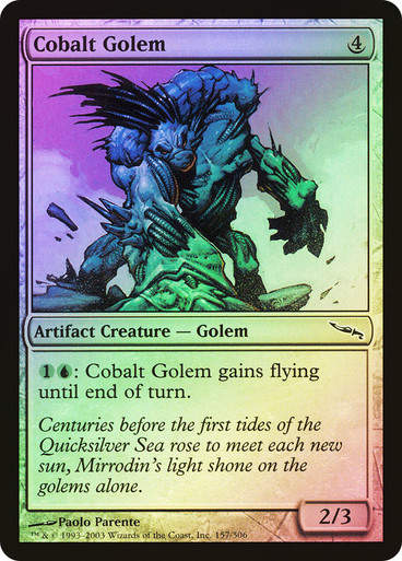 Cobalt Golem (MRD) (157) / Foil