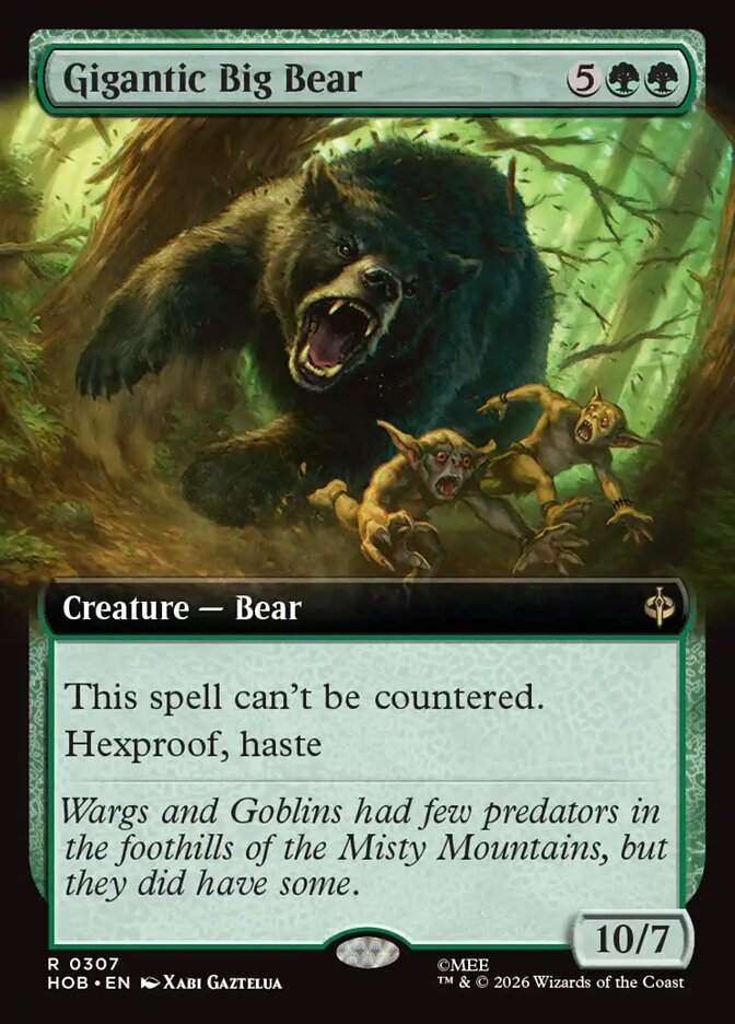 Gigantic Big Bear (HOB) (307) / Extended Art