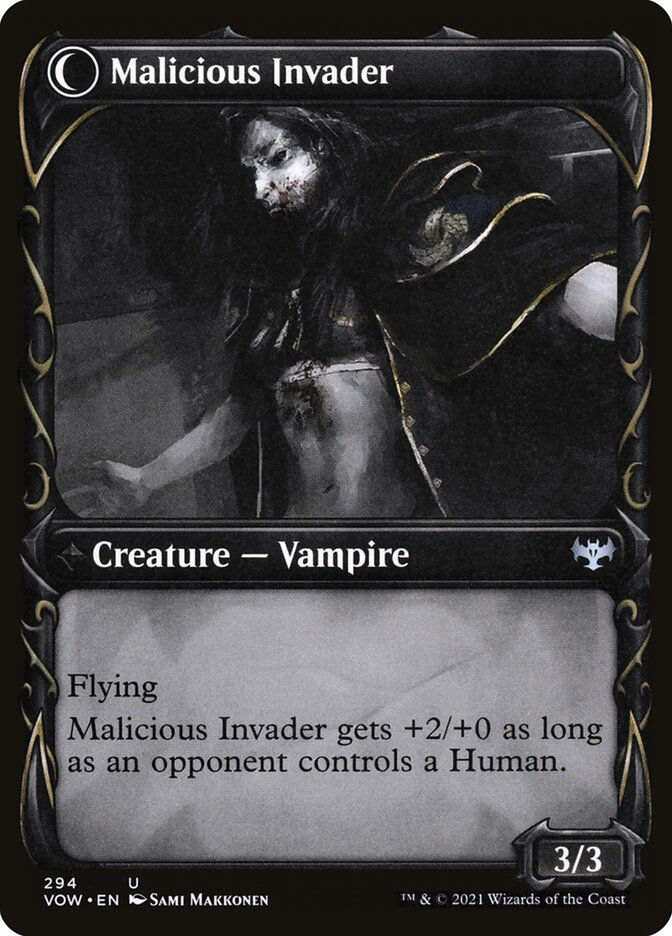 Innocent Traveler // Malicious Invader (VOW) (294) / Showcase — cara 2 de 2