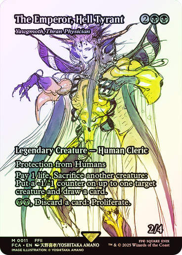 Yawgmoth, Thran Physician (FCA) (11) / Borderless / Foil