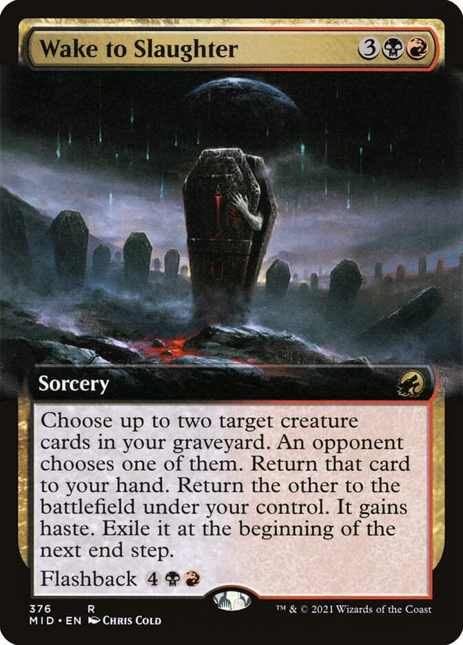 Wake to Slaughter (MID) (376) / Extended Art