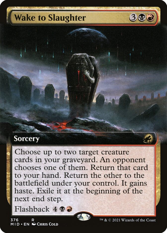 Wake to Slaughter (MID) (376) / Extended Art