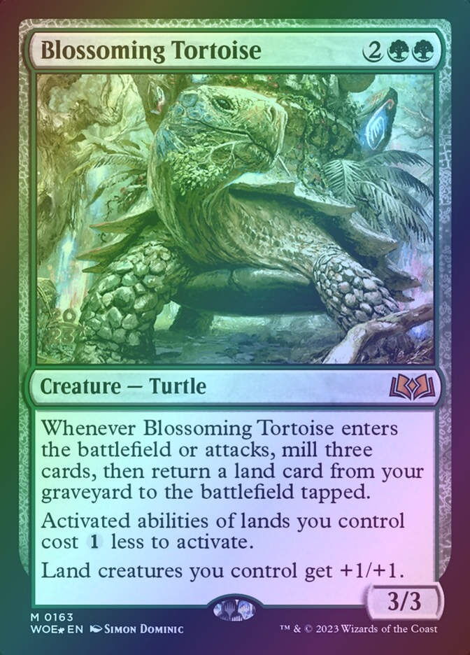 Blossoming Tortoise (PWOE) (163s) / Foil