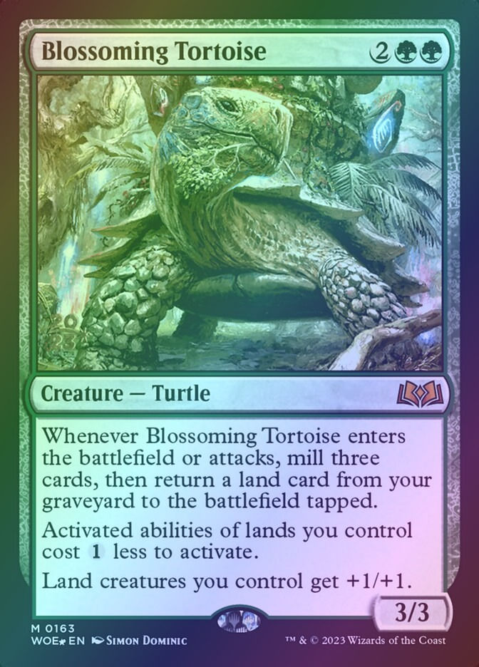Blossoming Tortoise (PWOE) (163s) / Foil