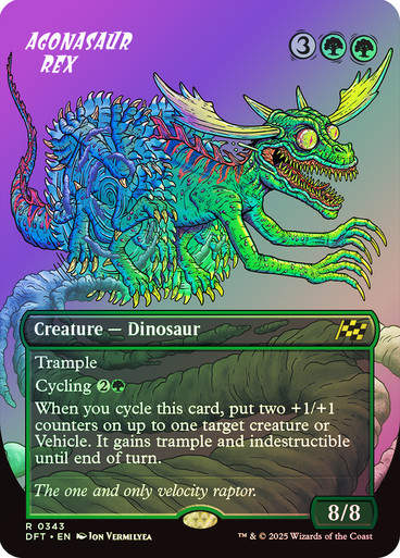 Agonasaur Rex (DFT) (343) / Foil / Borderless