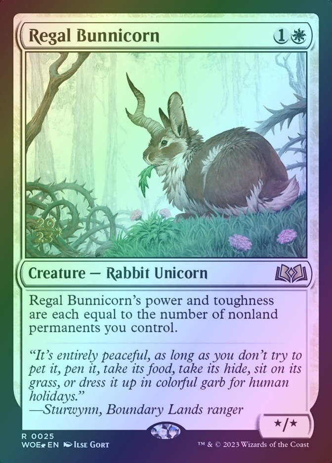 Regal Bunnicorn (PWOE) (25s) / Foil