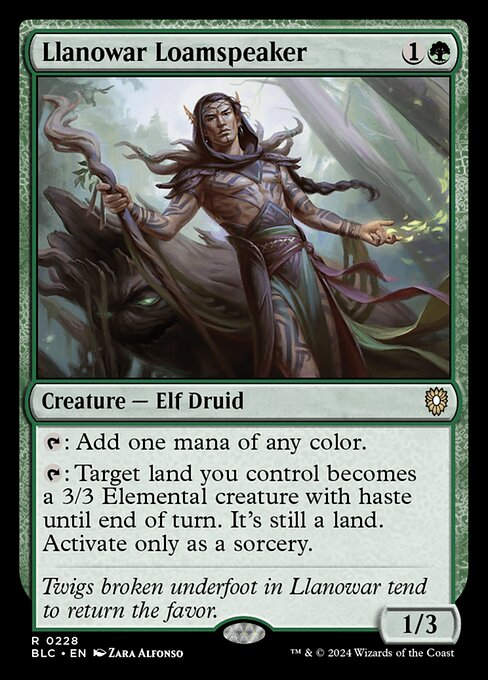 Llanowar Loamspeaker (blc) (228)