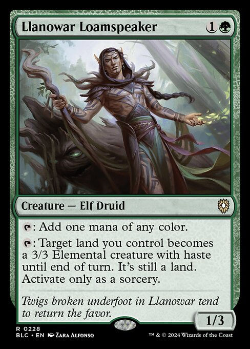 Llanowar Loamspeaker (blc) (228)