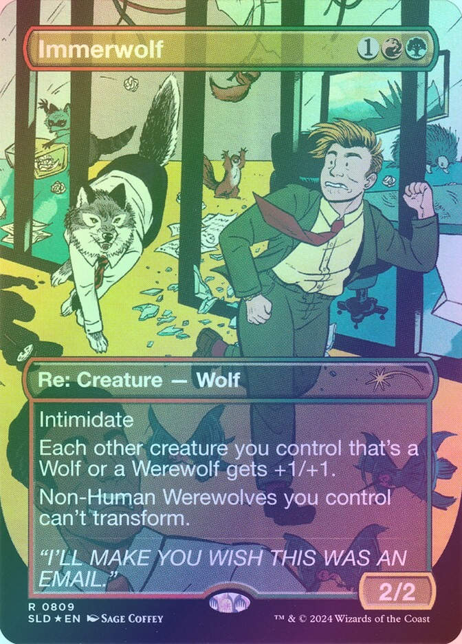 Immerwolf (SLD) (809) / Borderless / Foil