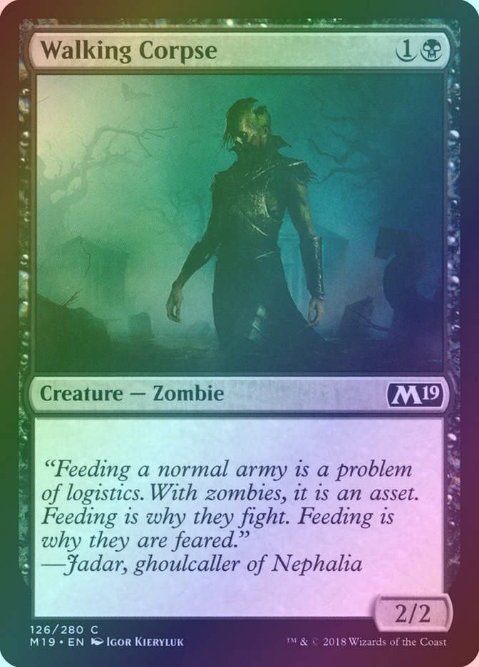 Walking Corpse (M19) (126) / Foil
