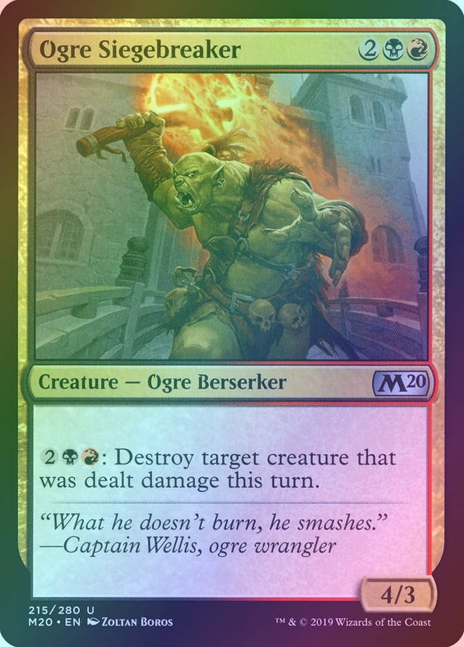 Ogre Siegebreaker (M20) (215) / Foil