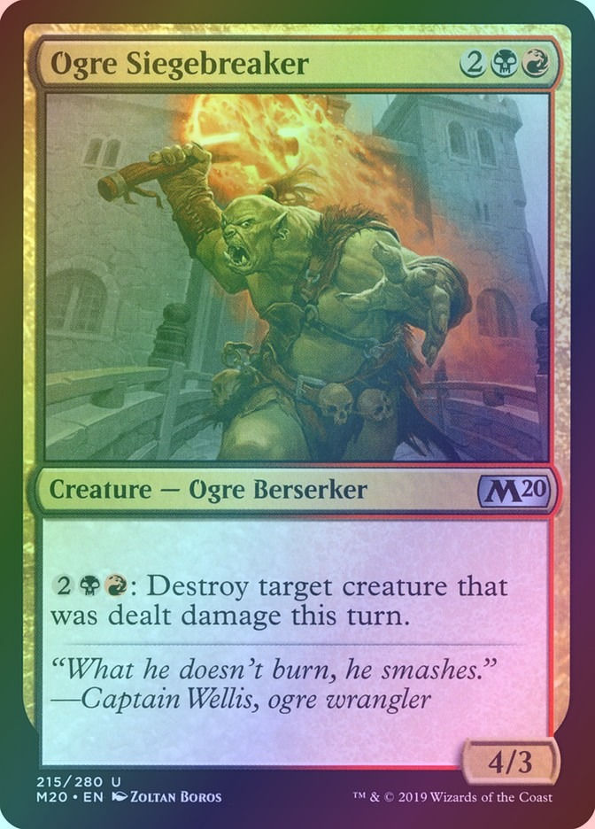 Ogre Siegebreaker (M20) (215) / Foil