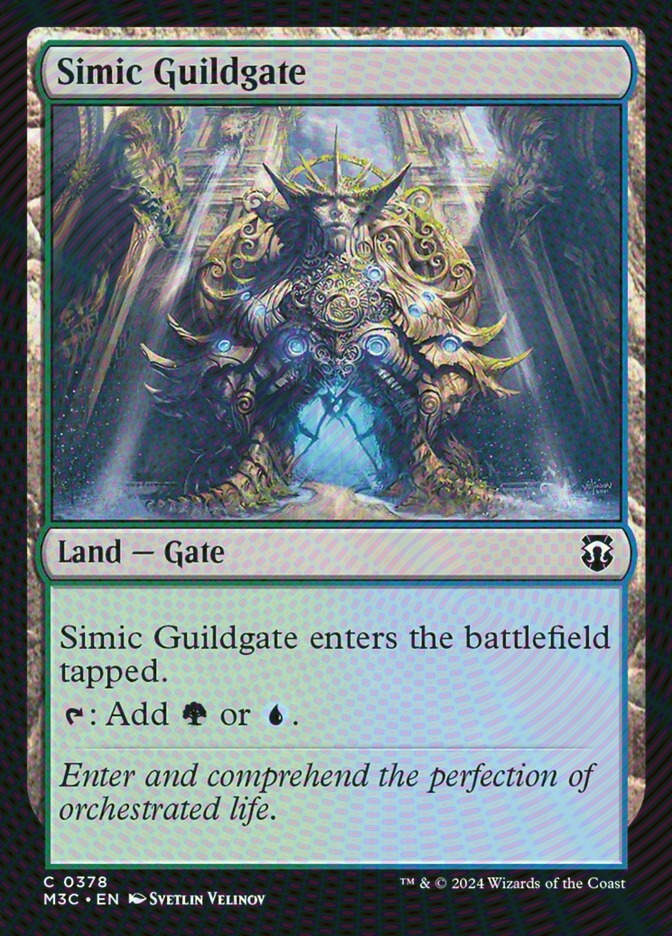 Simic Guildgate (M3C) (378) / Ripple Foil