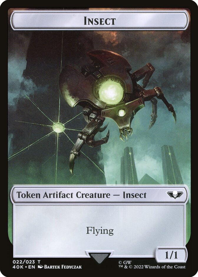Necron Warrior // Insect (T40K) (14 // 22) — cara 2 de 2