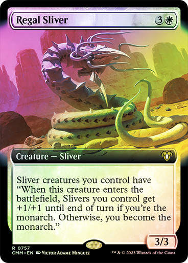 Regal Sliver (cmm) / Extended Art / Foil