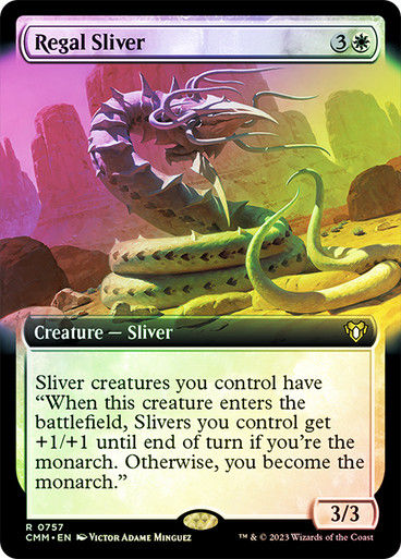 Regal Sliver (cmm) / Extended Art / Foil